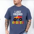 I Just Crushed Kindergarten Monster Graduation Shirt Men's Comfort Colors T-Shirt Blue Jean