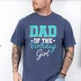 Kids Birthday Party Parent Birthday Girl Father Daddy Dad Men's Comfort Colors T-Shirt Blue Jean
