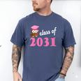 Kids Class Of 2031 Back To School Graduation T-Shirt Men's Comfort Colors T-Shirt Blue Jean