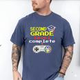 Kids Second Grade Graduation Video Game Shirt Men's Comfort Colors T-Shirt Blue Jean