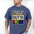 Kids Straight Outta Pre-K Graduation Men's Comfort Colors T-Shirt Blue Jean