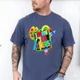 Kids Teens Graduation I Heart My Teachers I Love My Teachers Men's Comfort Colors T-Shirt Blue Jean