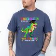 Kindergarten Graduation 1st Here We Come Class 2023 Dinosaur Men's Comfort Colors T-Shirt Blue Jean