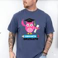 Kindergarten Graduation Tee Shirt Pink Owl T-Shir Men's Comfort Colors T-Shirt Blue Jean