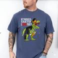 Kindergarten Grawrduate Dinosaur Graduation Cap Shirt Men's Comfort Colors T-Shirt Blue Jean