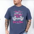 I Know Heaven Is A Beautiful Place They Have My Dad & Mom Men's Comfort Colors T-Shirt Blue Jean