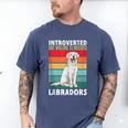 Labrador Retriever Introvert White Lab Men's Comfort Colors T-Shirt Blue Jean Labrador Retriever Introvert White Lab Men's Comfort Colors T-Shirt Blue Jean
