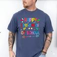 Last Day Of School Tie Dye School Graduation Summer Teacher Men's Comfort Colors T-Shirt Blue Jean