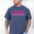 Latina Graduation Educated Latina Chingona With A Masters Men's Comfort Colors T-Shirt Blue Jean