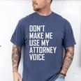 Lawyer Law School Graduation Attorney Men Women Men's Comfort Colors T-Shirt Blue Jean
