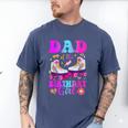 Let's Roll Dad Of The Birthday Girl Roller Skate Birthday Men's Comfort Colors T-Shirt Blue Jean
