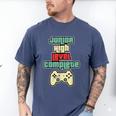 Level Complete Jr High School Graduation Grad Slogan T Shirt Men's Comfort Colors T-Shirt Blue Jean