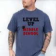 Level Up Middle School 5th Grade Graduation Men's Comfort Colors T-Shirt Blue Jean