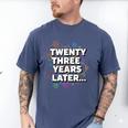 Literary Twenty Three Years Later Bookish Nostalgia Men's Comfort Colors T-Shirt Blue Jean