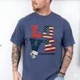 Love Coast Guard Mom Proud Coast Guard Graduation Mom Men's Comfort Colors T-Shirt Blue Jean