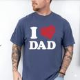 I Love Dad Men's Comfort Colors T-Shirt Blue Jean