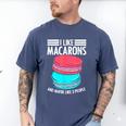 Macaroons Dessert Antisocial Introvert Pastries Food Lover Men's Comfort Colors T-Shirt Blue Jean
