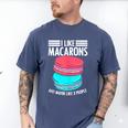 Macaroons Dessert Antisocial Introvert Pastries Food Lover Men's Comfort Colors T-Shirt Blue Jean Macaroons Dessert Antisocial Introvert Pastries Food Lover Men's Comfort Colors T-Shirt Blue Jean