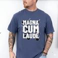 Magna Cum Laude Graduation Men's Comfort Colors T-Shirt Blue Jean