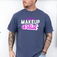 Makeup Artist Beauty Cosmetologist Graduation T-Shirt Men's Comfort Colors T-Shirt Blue Jean