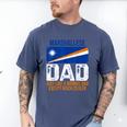 Marshallese Dad Marshall Islands Flag For Father's Day Men's Comfort Colors T-Shirt Blue Jean