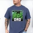 Marvel Comics Avengers Father's Day Hulk Incredible Dad Men's Comfort Colors T-Shirt Blue Jean