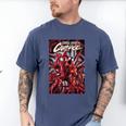 Marvel Spider-Man Eddie Brock Carnage Comic Book Cover Men's Comfort Colors T-Shirt Blue Jean