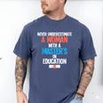 Masters In Education Degree Graduation Women MeD Men's Comfort Colors T-Shirt Blue Jean
