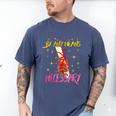 By Any Means Necessary Graduation HBCU Educated Girl Men's Comfort Colors T-Shirt Blue Jean