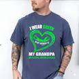 In My Memory Of My Grandpa NON-HODGKIN'S LYMPHOMA AWARENESS Men's Comfort Colors T-Shirt Blue Jean