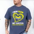 In My Memory Of My Sister ENDOMETRIOSIS AWARENESS Men's Comfort Colors T-Shirt Blue Jean
