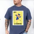 Mexican For Graduation La Graduada 2023 Men's Comfort Colors T-Shirt Blue Jean