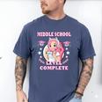 Middle School Level Complete Gaming Graduation Anime Girl Men's Comfort Colors T-Shirt Blue Jean