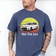 Mini Van Life Soccer Mom Dad Parent For Parents Men's Comfort Colors T-Shirt Blue Jean
