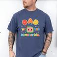Mom And Dad Of The Birthday Girl Melon Family Matching Men's Comfort Colors T-Shirt Blue Jean