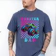 Monster Truck Dad Family Matching Shirt Truck Lovers Men's Comfort Colors T-Shirt Blue Jean