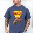 Monster Truck Dad Hot Red Graffiti Style Men's Comfort Colors T-Shirt Blue Jean Monster Truck Dad Hot Red Graffiti Style Men's Comfort Colors T-Shirt Blue Jean