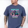 Monster Truck Dad Monster Truck Are My Jam Truck Lovers Men's Comfort Colors T-Shirt Blue Jean