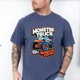 Monster Truck Dad Wheelie Cool Like Normal Dad Men's Comfort Colors T-Shirt Blue Jean Monster Truck Dad Wheelie Cool Like Normal Dad Men's Comfort Colors T-Shirt Blue Jean
