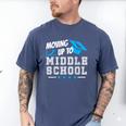 Moving Up To Middle School Graduation T-Shirt Men's Comfort Colors T-Shirt Blue Jean