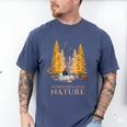 Nature Scene Tees For Introverts Quiet Escape Solitude Men's Comfort Colors T-Shirt Blue Jean Nature Scene Tees For Introverts Quiet Escape Solitude Men's Comfort Colors T-Shirt Blue Jean