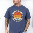 Nerdy Dads Build Character Men's Comfort Colors T-Shirt Blue Jean