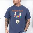 No Prob Llama Birthday Graduation Women Kids Girls Men's Comfort Colors T-Shirt Blue Jean