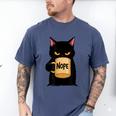 Nope Coffee Cat – Introvert Humor Monday Kitty Men's Comfort Colors T-Shirt Blue Jean Nope Coffee Cat – Introvert Humor Monday Kitty Men's Comfort Colors T-Shirt Blue Jean