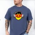 Nostalgia Chest Flag GDR Men's Comfort Colors T-Shirt Blue Jean