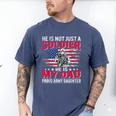 He Is Not Just A Solider He Is My Dad Proud Army Daughter Men's Comfort Colors T-Shirt Blue Jean