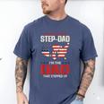 I Am Not The Step Dad I Am The Dad That Stepped Up Fathers Men's Comfort Colors T-Shirt Blue Jean