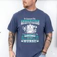 Nursing School Graduation Inherited RN LPN Nurse Grad 2021 Men's Comfort Colors T-Shirt Blue Jean