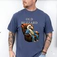 Old Buzzard Bird Old Man Grandpa Recliner Dads Joke Men's Comfort Colors T-Shirt Blue Jean