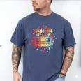Old-School Hip Hop 80's 90's Style Music Cassette Nostalgia Men's Comfort Colors T-Shirt Blue Jean